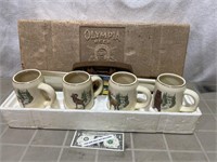 Vintage NOS Olympia Beer wildlife series mug and