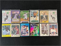 12 MLB Sports Cards