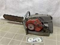 Unusual small Vintage Comet chainsaw turns over