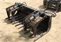 Skid Steer 6Ft Double Grapple Bucket