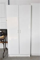 White Storage Cabinet w/Door