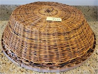 Q - LARGE WICKER PLATE COVER 24" (K12)