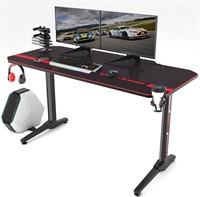 Vitesse Gaming Desk 55 inch, Gaming Computer Desk
