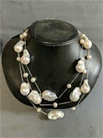 Stunning Cultured Pearls, 925 Sterling Silver