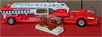 Solido DIE CAST-Citroon C4F 4403 and fire engine