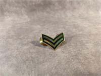 US Army Rank E4 Corporal Green Military