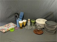 Kitchen Lot includes a Tablecloth Measures 96" x