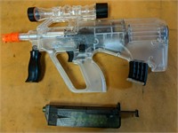Air soft rifle with bb loader