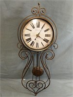 Lovely Sterling and Noble Pendulum Clock measures