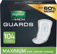 Incontinence Guards/Bladder Control Pads for Men