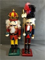 Two Vintage Nutcrackers Measure from 14- 15"