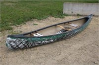 Old Town Hunter Poly Canoe,Approx. 14Ft