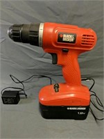 Black and Decker 18V Drill Powers On