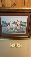 Framed picnic picture