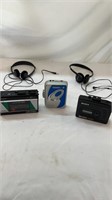 Vintage Sony Walkman Cassette Players