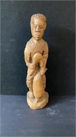 Hand Crafted Wood Statue 23" High
