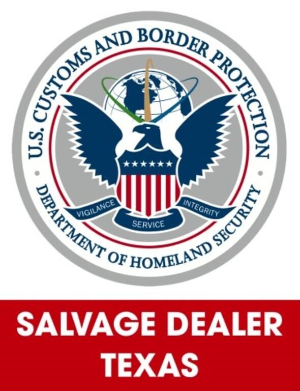 U.S. Customs & Border Protection (Salvage) 8/23/2022 Texas