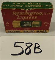 Vintage Remington 16ga Rifled Slugs 2 9/16" 5ct
