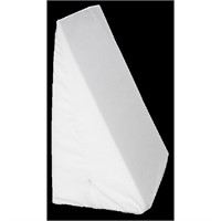 Foam slant wedge w/white zip cover