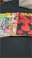 Lot of 4 MAD comic books