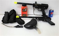 2 Paintball Guns w Accessories & Balls