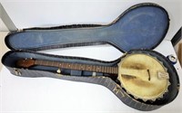 Vintage Framus 5 String Banjo in Case