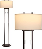 Two Light Floor Lamp 62.5" Tall