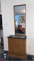 Foyer Credenza cabinet w/mirror cabinet is 30’’