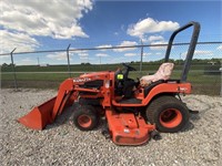 KUBOTA BX2200 DIESEL TRACTOR WITH LOADER AND