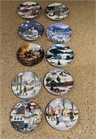(10) Collectors Plates