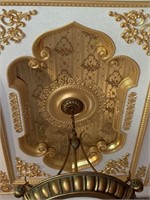 Antique Victorian Gilt Ceiling Panel