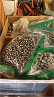 Stainless steel lot of #10 and 1/4’’ screws and