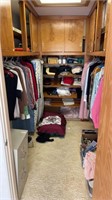 Entire closet contents including dress clothes,