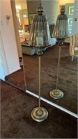 MCM standing brass lamp