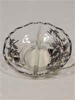 Small Clear Divided Dish