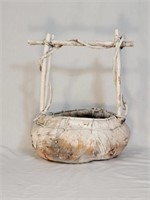 Handmade Birch Bark Basket