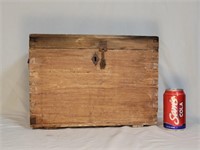 Latching Wooden Box With Handles