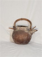Old Oriental Clay Teapot
