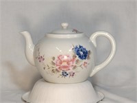Porcelain Teapot With Flowers