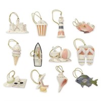 Lenox Summer Miniature Tree Ornaments Set