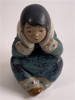 Lladro Native American Girl Figurine