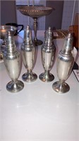 National sterling silver shakers set of 4