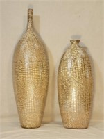 Two Tall Ceramic Vases