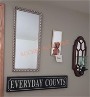 Wall mirror/sign lot