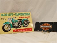 Vintage Harley Davidson Signs