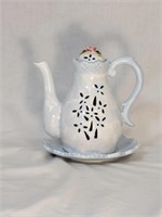Porcelain Teapot Candle Holder