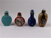 4 Chinese Snuff Bottles