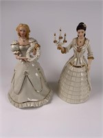 2 Lenox Ivory Classic Christmas Figurines