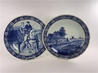 2 Delft Blue Wall Chargers