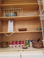 Pantry lot & can opener